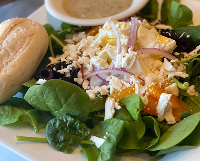 A plated meal from Cheeser’s Palace Café